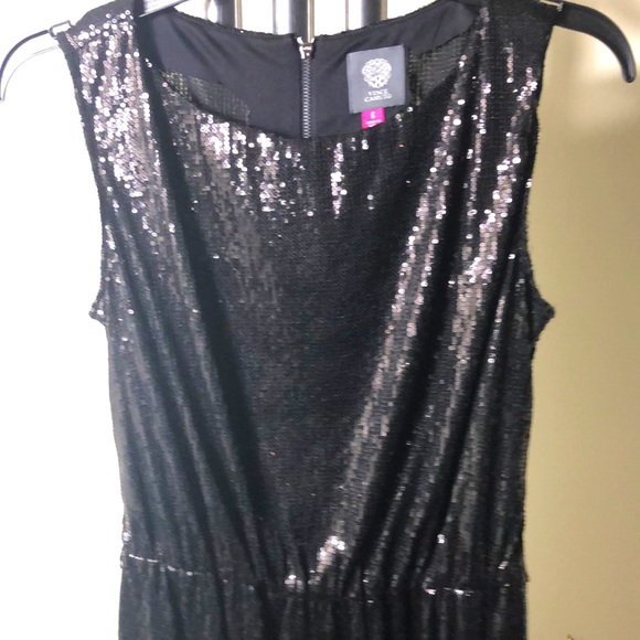 BLACK SEQUENCE Exposed back zipper. SIZE: 6 - Picture 3 of 10